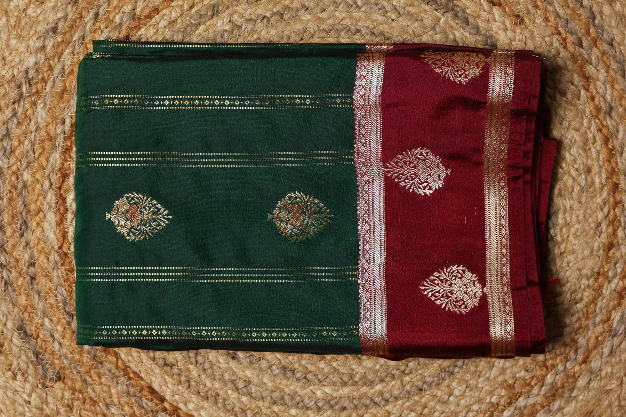 Bottle Green Maroon Grace